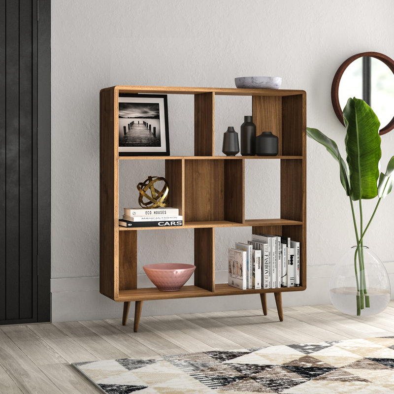 Mercury Row® Chapple Geometric Bookcase & Reviews Wayfair